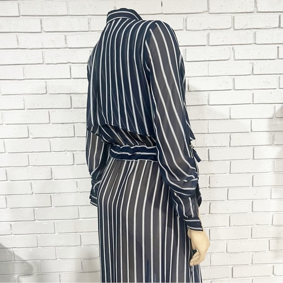 J.O.A Women’s Stripe Shirtdress - Picture 7 of 9